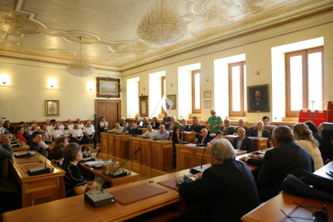  Manifestazione presso il municipio ed innagurazione del monumento 