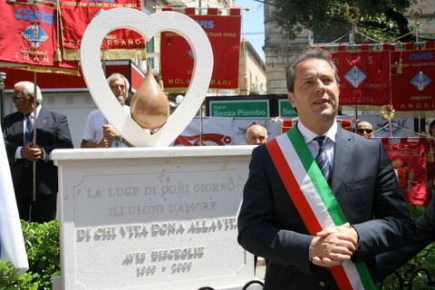  Manifestazione presso il municipio ed innagurazione del monumento 