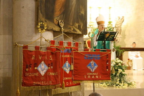  Manifestazione religiosa in cattedraleper il 50° anniversario dalla nascita della sezione AVIS di Bisceglie 