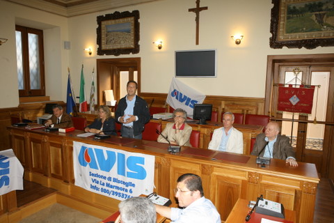  Conferenza stampa AVIS per il 50° anniversario dalla nascita della sezione AVIS di Bisceglie 