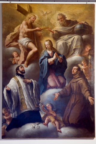  Incoronazione della Vergine (1716) di 
Paolo de Matteis 