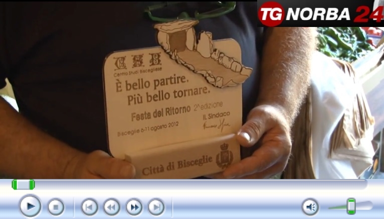 Festa del ritorno 2013: Servizio su TG Norba 24 