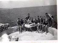 Al mare con amici - 1945