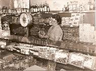 Negozio alimentare anni '60