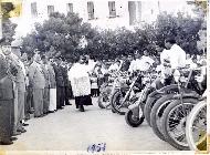 Benedizione gara Motociclismo - 1951